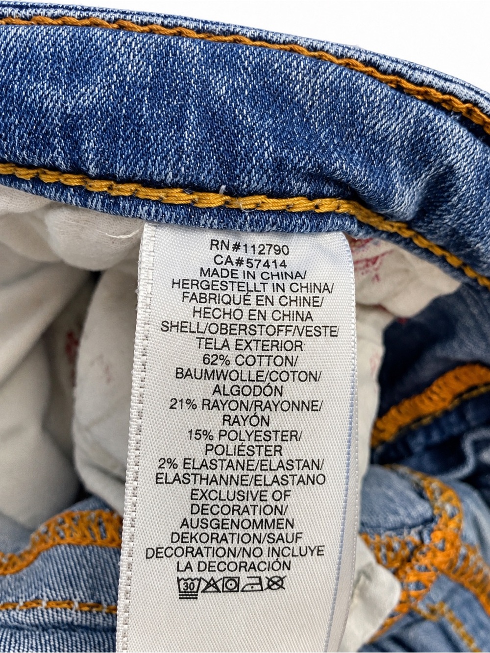 True Religion Women’s Slim-Straight-Big T Jeans| Flattering, Western Style Denim - Picture 8 of 12